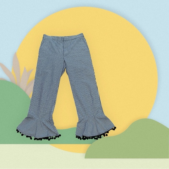 Zara Fun Pants Bell Bottoms Size M - Picture 3 of 14